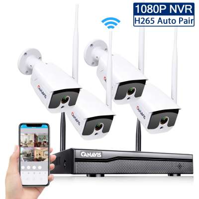 H.265-4CH 1080P Wireless NVR IP Camera System (no HDD), CA-688 2.0MP CCTV Security Surveillance