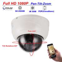 CCTV Security 2.0MP 2 Megapixels 2.7-13.5MM Lens 5X ZOOM PTZ Camera FULL HD 1080P Pan Tilt Rotation HD Mini Dome IP Camera P2P